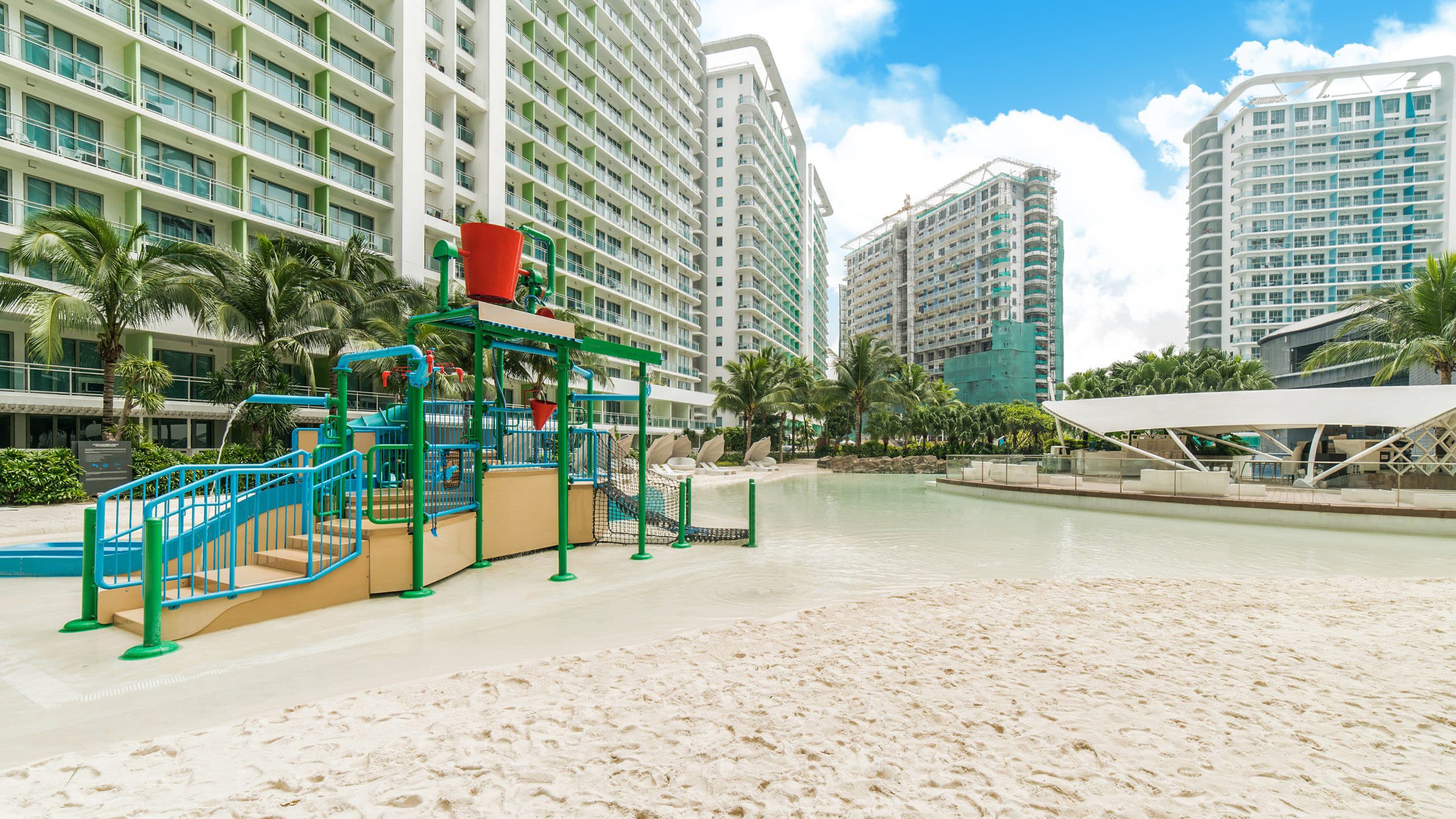 Azure outdoor beach playground amenity
