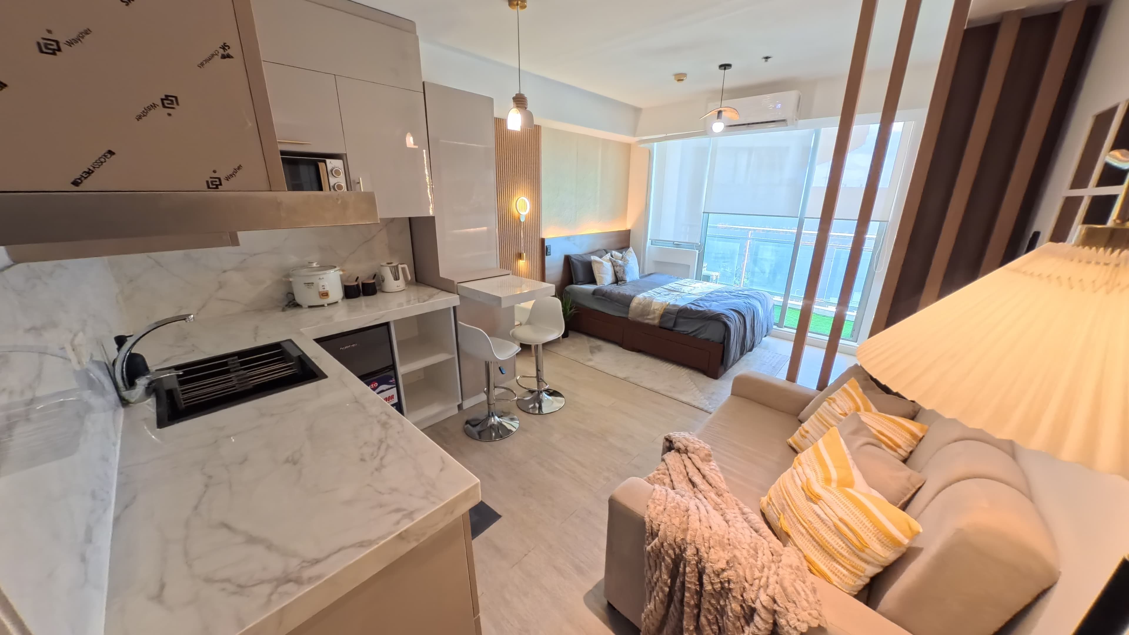 The complete suite wide studio view 4 at Azure Citrine Suite - Bahamas 522